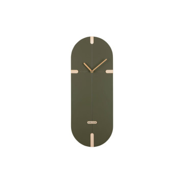 Nástenné hodiny Oxford Oval Karlsson KA6151GR, 20cm